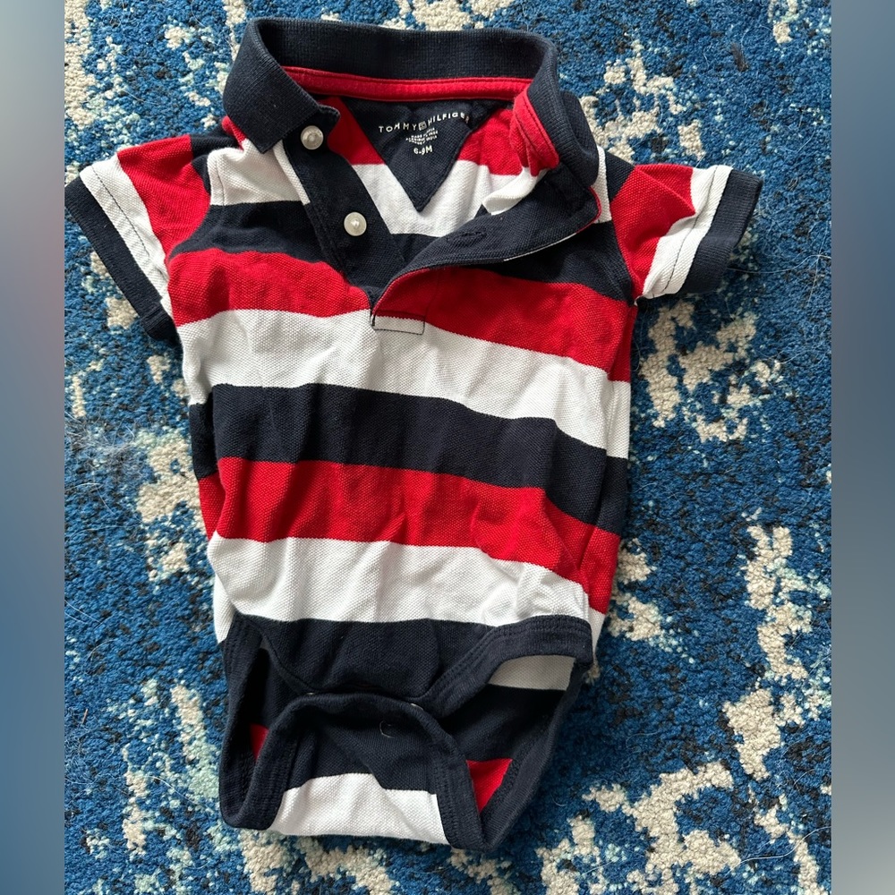 6-9 Month tommy hilfiger onesie